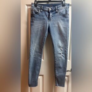 Kut from the Kloth Light Blue Ankle Skinny Jeans 4P